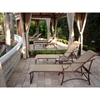 Tradewinds Sling Chaise Lounge with Arms, Fabric Sling with Aluminum Frame