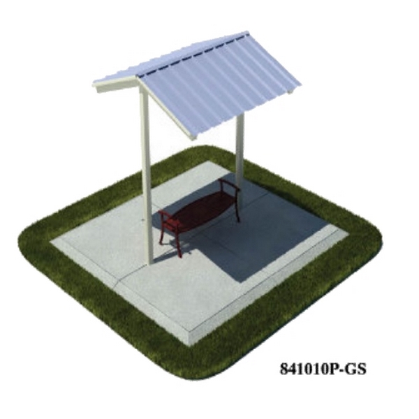Picture of 10x10 Ft. All-Steel Mini Shelter, Inground Mount