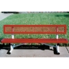 Picture of Regal 8 Foot Child's Sized Thermoplastic Coated Steel Bench with Back
