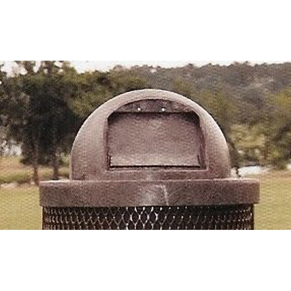 Picture of Molded Plastic Dome Top Lid for 22 Gallon Trash Receptacle