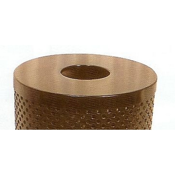 Picture of Thermoplastic Coated Steel Flat Lid for 55 Gallon Trash Receptacles