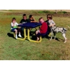 Picture of 6 Ft. Regal Child Sized Thermoplastic Coated Steel Picnic Table, Portable