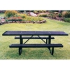Picture of 8 Ft. ADA Wheelchair Accessible Rectangular Picnic Table, Plastic Coated Expanded Metal with Welded Powder Coated Steel Frame, Portable