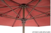 Fiberbuilt Market Umbrella 7 1/2 Foot Octagon with Two Piece Powder Coated Pole