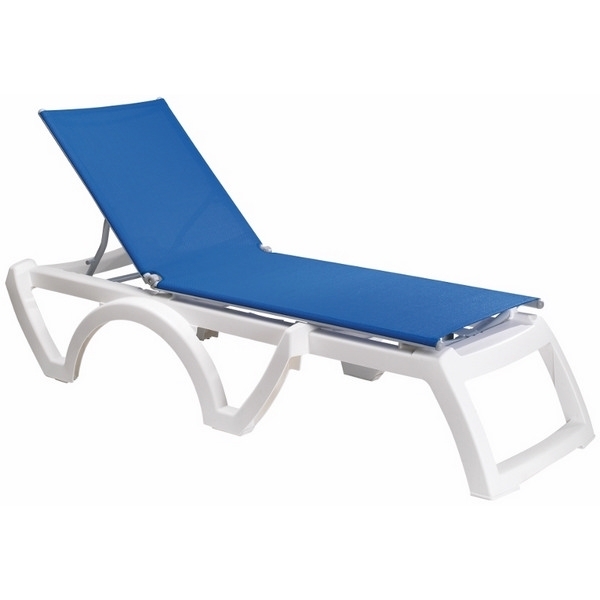 Jamaica Beach Plastic Resin Sling Chaise Lounge