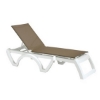 Jamaica Beach Plastic Resin Sling Chaise Lounge