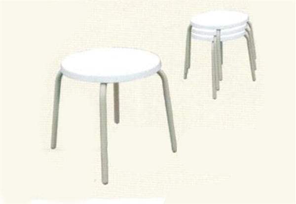 18" Round Stacking Fiberglass Top Pool Side Table