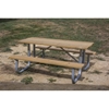 Rectangular Wooden Picnic Tables 6 Ft.