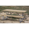 Rectangular Wooden Picnic Tables 8 Ft.