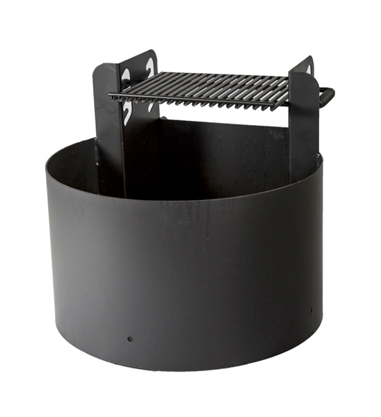 ADA Campground Fire Ring with Adjustable Height 300 Square In. Grill