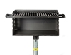 300 Square In. Flip Style Welded Steel Park Grill