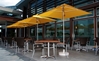 6.5 Foot Square Aluminum Market Umbrella with Marine Grade Fabric