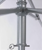 Picture of 7.5 Foot Square Aluminum Market Umbrella with Marine Grade Fabric