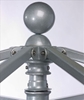 Picture of 7.5 Foot Square Aluminum Market Umbrella with Marine Grade Fabric