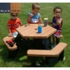 Children's Hexagonal Recycled Plastic Picnic Table