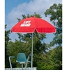  6.5 Foot Printed Lifeguard Tilting Umbrella with Acrylic Fabric