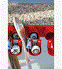 Picture of Skateboard Rack with Lock Pad, 8 Spaces, Surface Mount