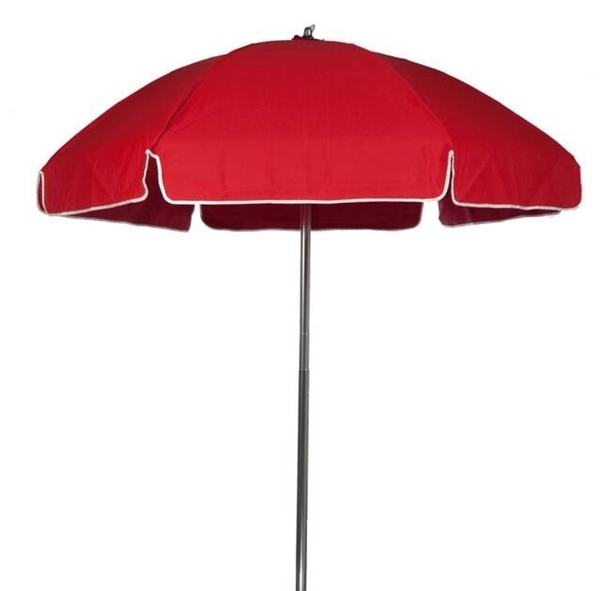 6 1/2 Ft Diameter Steel Frame Beach Umbrella