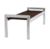 5 Ft. Skyline Wood and Stainless Steel Backless Bench