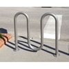 5 Space Galvanized Wave Bike Rack