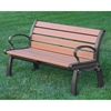 Picture of Quick Ship 4 Foot Recycled Plastic Bench, Portable