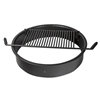 Fire Ring 300 Square In. Steel, Tilt Back In-Ground Mount