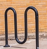 Bike Rack 5 Space Loop 39 In. Powder Coated1 5/8 In. Pipe
