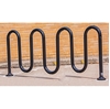 Bike Rack 9 Space Loop 88 In. Powder Coated1 5/8 In. Pipe