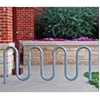 Bike Rack 9 Space Loop 88 In. Galvanized 1 5/8 In. Pipe