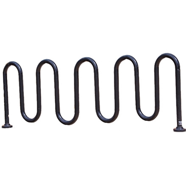 Bike Rack 9 Space Loop Bike Rack 113 In. Powder Coated 2 3/8 In. Pipe
