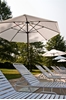 7.5 Foot Octagonal Auto Tilt Crank Lift Fiberglass Market Umbrella