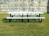 10 Ft. RHINO Rectangular Thermoplastic Picnic Table with Portable Frame