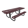 8 Ft. RHINO ADA Accessible Thermoplastic Dual Access Picnic Table with Portable Frame