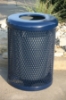 RHINO Trash Receptacle, Thermoplastic Expanded Metal