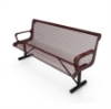 4 Ft. RHINO Thermoplastic Contoured Arm Bench