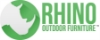 6 Ft. RHINO Rectangular Thermoplastic Picnic Table with Portable Frame