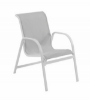 Ocean Breeze Sling Dining Chair with Sling Fabric and  Aluminum  Frame Commercial Sling Pool Furniture