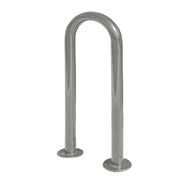 Bike Rack 3 Space Single Loop 15 In. Galvanized 1 5/8 in. Pipe