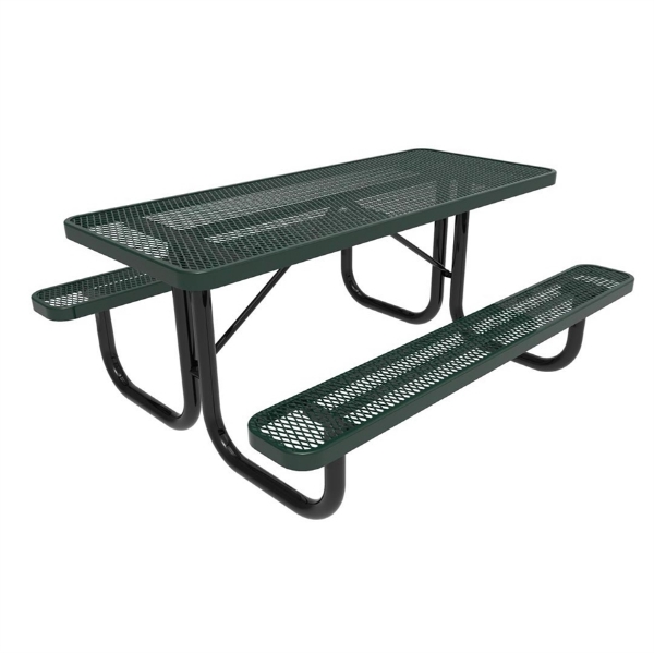 Picture of ELITE 6 Ft. Thermoplastic Coated Steel Picnic Table