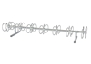 10 Ft. 14 Space Circle Bike Rack  - Galvanized