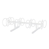 8 Space 5 Ft. Circle Bike Rack - White