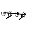 4 Space 5 Ft. Circle Bike Rack - Black