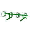 4 Space 5 Ft. Circle Bike Rack - Forest Green