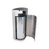 40 Gallon Stainless Steel Trash Can with Door - Opening Door