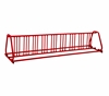 18 Space 10 Ft. A Style Bike Rack - Burgundy