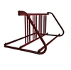  8 Space 5 Ft. W Style Bike Rack - Burgundy