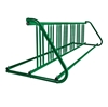 14 Space 8 Ft. W Style Grid Bike Rack - Forest Green