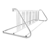 14 Space 8 Ft. W Style Grid Bike Rack - White
