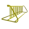 14 Space 8 Ft. W Style Grid Bike Rack - Yellow