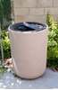 31 Gallon Ash and Trash Concrete Receptacle with Ash n' Trash Top, 420 Lbs.
